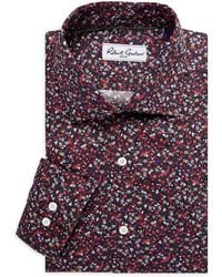 Robert Graham - Tailored Fit Floral Dress Shirt - Lyst