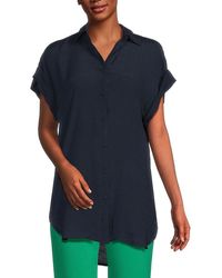 Nanette Lepore - Side Slit Shirt - Lyst