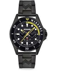 Missoni - Gmt 43Mm Stainless Steel Bracelet Watch - Lyst
