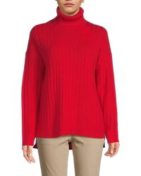 Theory - Ribbed Wool-Blend Turtleneck Sweater - Lyst