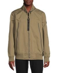 Karl Lagerfeld - Baseball Colla Bomber Jacket - Lyst