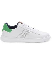 Ben Sherman Perforated Trainers - White