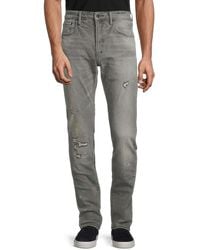 PRPS Cochiti Distressed Slim Tapered-fit Jeans - Gray