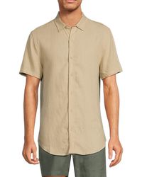 Onia - Linen Blend Shirt - Lyst