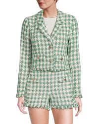 Walter Baker - Lyona Tweed Cropped Blazer - Lyst
