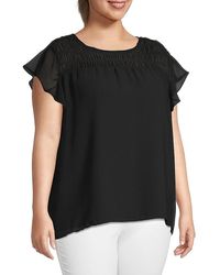 Carmen Marc Valvo Tops for Women - Up to 77% off | Lyst