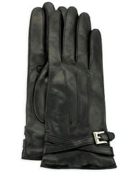 Portolano - Belted Leather Gloves - Lyst