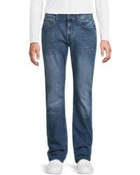 7 For All Mankind - The Comfort Luxe Whiskered Straight Jeans - Lyst