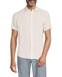 Report Collection - Short Sleeve Linen Shirt - Lyst