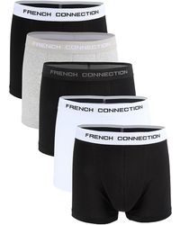 French Connection - '5-Pack Logo Waist Boxer Briefs - Lyst