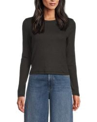 Rag & Bone - Essie Rib Long-Sleeve Top - Lyst