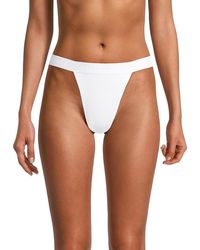 Balenciaga - Rib Knit Logo Thong - Lyst