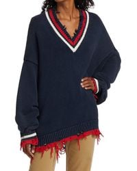Denimist - Oversized Tennis Sweater - Lyst