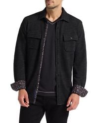 Robert Graham - Wayne Curved Hem Cotton-Blend Shirt - Lyst