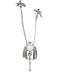 Tateossian 14k White Gold & Diamond Pendant Necklace - Multicolour