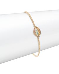 Swarovski Goldplated & Crystal Bracelet - Multicolour