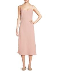Bobeau - Solid Slip Dress - Lyst