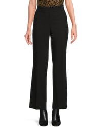 DKNY - Solid Flared Pants - Lyst