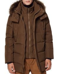 Andrew Marc - Gattaca Faux Fur-Trim Down-Blend Parka - Lyst