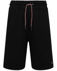 Marcelo Burlon - Loose Fit Flat Front Shorts - Lyst