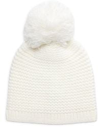 UGG - Chunky Knit Pom Pom Beanie - Lyst