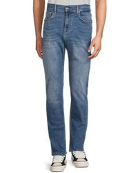 7 For All Mankind - The Comfort Luxe Whiskered Straight Jeans - Lyst