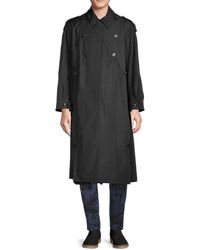 Valentino Double-breasted Trench Coat - Black