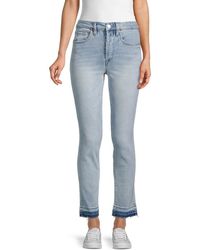 Blank NYC The Madison Crop High-rise Crop Jeans - Blue