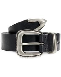 AllSaints - Leather Belt - Lyst