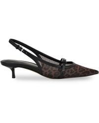 Calvin Klein - Simira 35Mm Mesh Slingback Pumps - Lyst