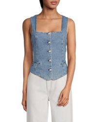 Rag & Bone - Seraphina Denim Top - Lyst