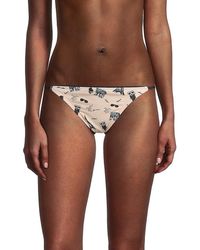 Karl Lagerfeld - French Logo String Bikini Bottom - Lyst