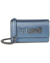 Just Cavalli - Plaque Logo Crossbody Bag - Lyst