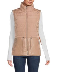 Calvin Klein - Stand Collar Puffer Vest - Lyst