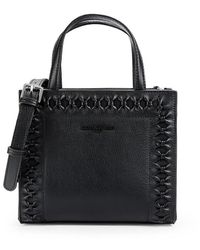 Karl Lagerfeld - Nouveau Leather Crossbody Bag - Lyst