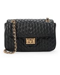 Karl Lagerfeld - Agyness Quilted Leather Shoulder Bag - Lyst