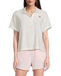 Tommy Hilfiger - Logo Polo Top - Lyst