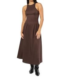 WeWoreWhat - Drop-Waist Midi-Dress - Lyst