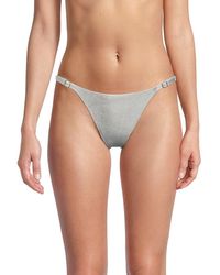 WeWoreWhat - Adjustable Satin Bikini Bottom - Lyst
