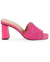 Saks Fifth Avenue - Kimberly Braided Block Heel Sandals - Lyst