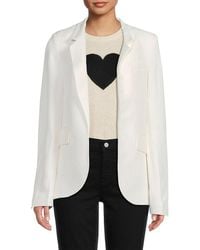 Zadig & Voltaire - Very Linen Blend Blazer - Lyst