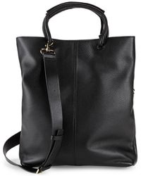 Lyst - Halston heritage Large Suede Lyst - Halston heritage Large Suede