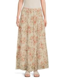 Walter Baker - Floral Tiered Maxi Skirt - Lyst