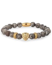 Eye Candy LA - The Luxe Collection Lion Agate Bracelet - Lyst
