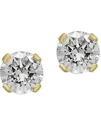 Effy - 14k Yellow Gold & 0.25 Tcw Diamond Stud Earrings - Lyst