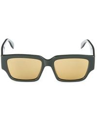 McQueen - 56mm Rectangle Sunglasses - Lyst