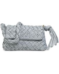 Walter Baker - Woven Leather Flap Shoulder Bag - Lyst