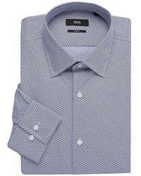 ROBERTO CAVALLI Camicia Blue Stripe Slim Fit Dress Shirt 18 45 $350 