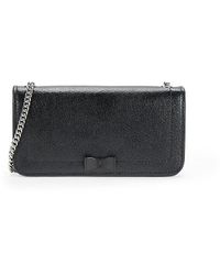 Karl Lagerfeld - Kosette Bow Leather Wallet On Chain - Lyst