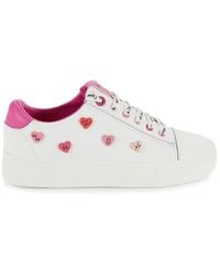 Karl Lagerfeld - Cate Heart Low Top Sneakers - Lyst
